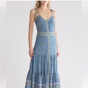 Veronica Beard Bohemian Paisley Maxi Dress